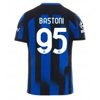 Inter Milan Alessandro Bastoni #95 Domáci futbalový dres 2023-24 Krátky Rukáv